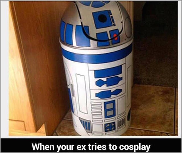 when your ex tries to cosplay