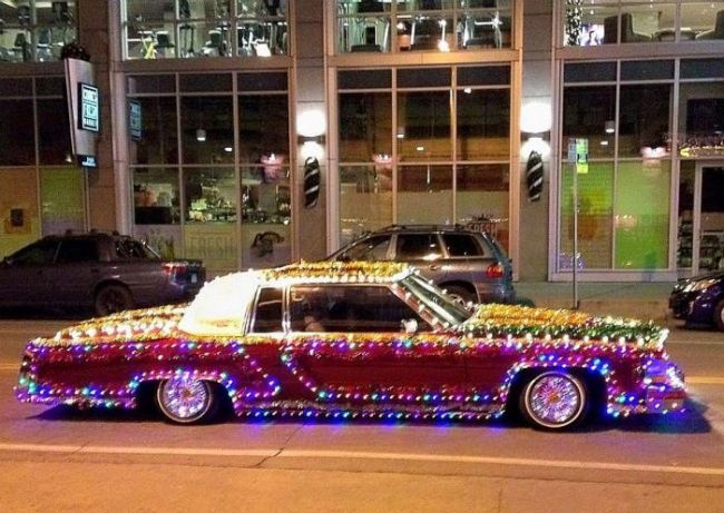 epic christmas themed low rider