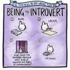 4 things to do while you're being an introvert, read, create, hide from the doorbell because what kind of monster just turns up unannounced, eat snacks