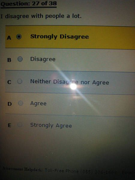 i disagree with people a lot, strong disagree
