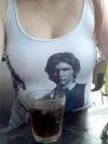 harrisson ford as han solo is thirsty on this tank top