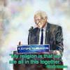my religion is that we are all in this together, bernie sanders