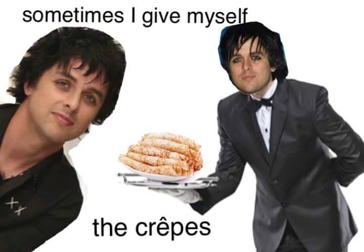 sometimes i give myself the crepes