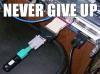 never give up, adapter adapter adapter, meme