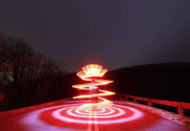 long exposure light art