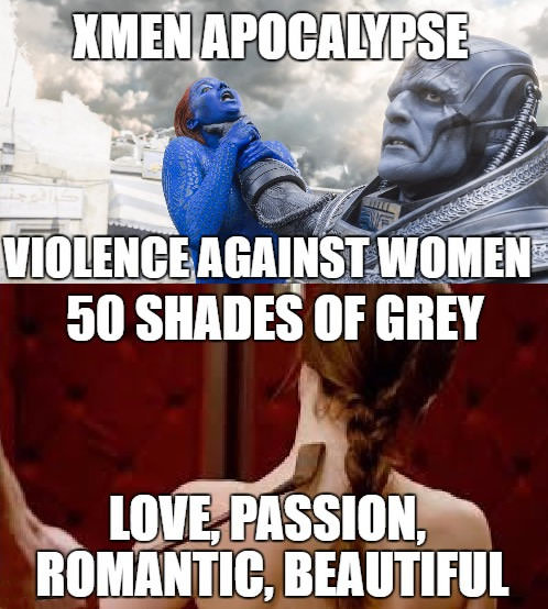 men apocalypse, violence against women, fifty shades of grey, love passion romantic beautiful