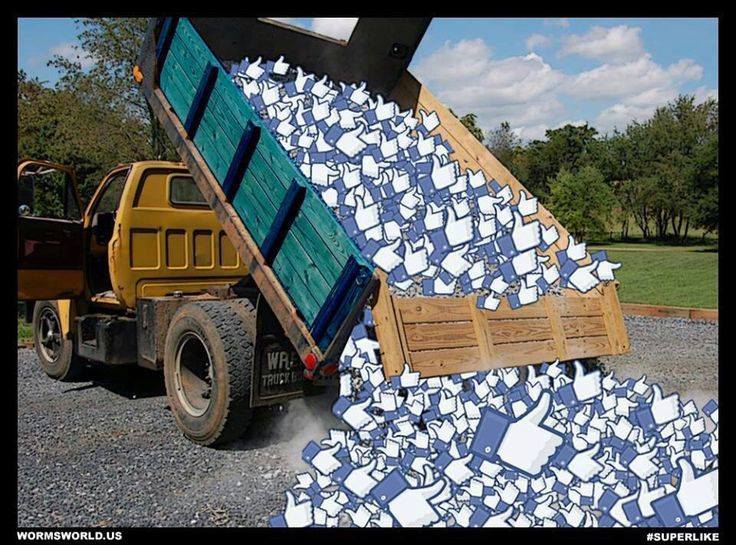 dump truck of likes