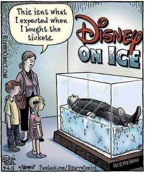 this isn't what i expected when i bought the tickets, disney on ice, lol, comic
