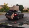 car used to move couches, wtf