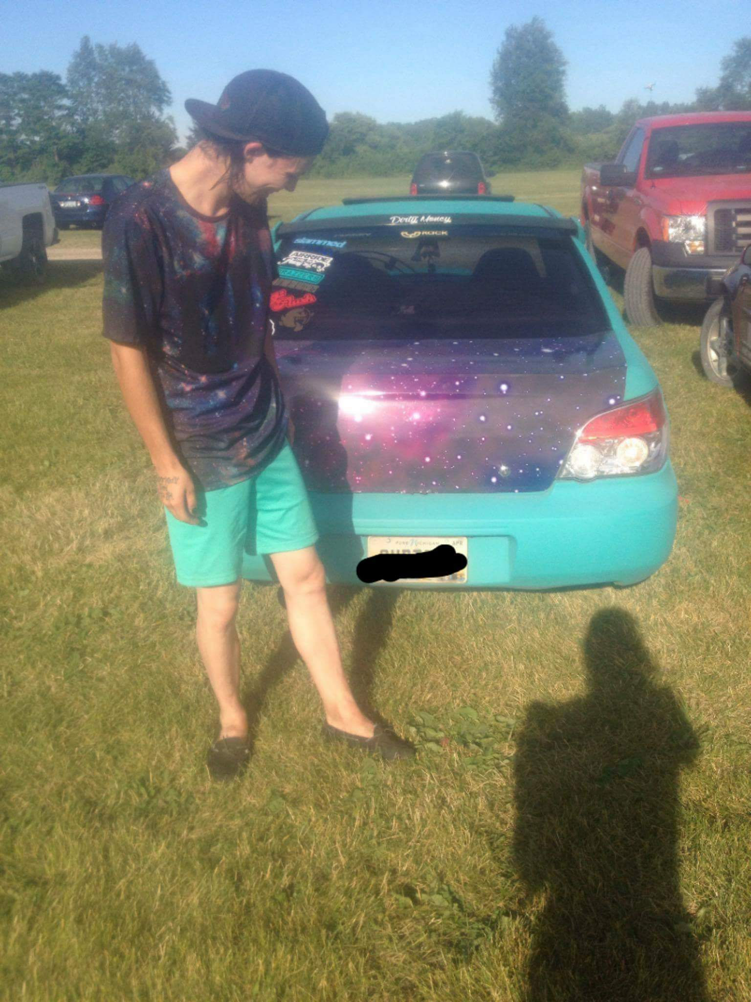 when your fashion sense extends to your car
