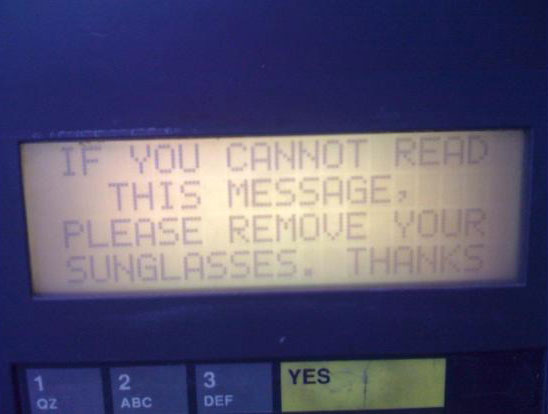 if you cannot read this message, please remove your sunglasses, thanks, design fail