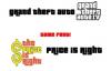 grand theft auto and the price is right use the same font
