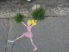 cheerleader pom pom street art