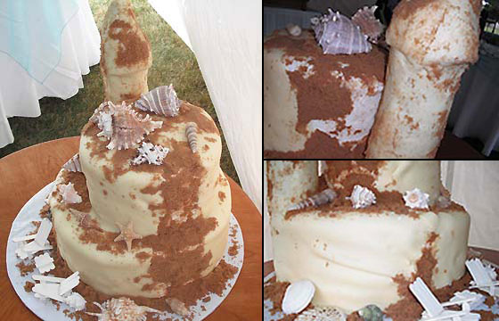 worst penis shaped wedding cake ever