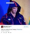 when you realize it's only tuesday, michael phelps game face