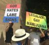 god hates lame signs, legalize gay marijuana