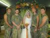 nothing says class more than camouflage tank tops, wtf wedding