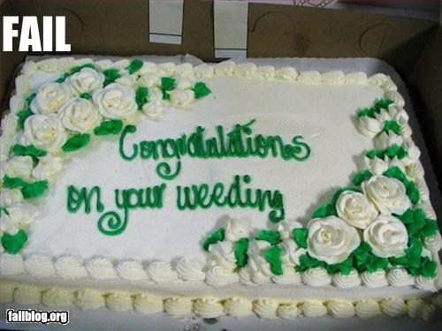 congratulations on your weeding