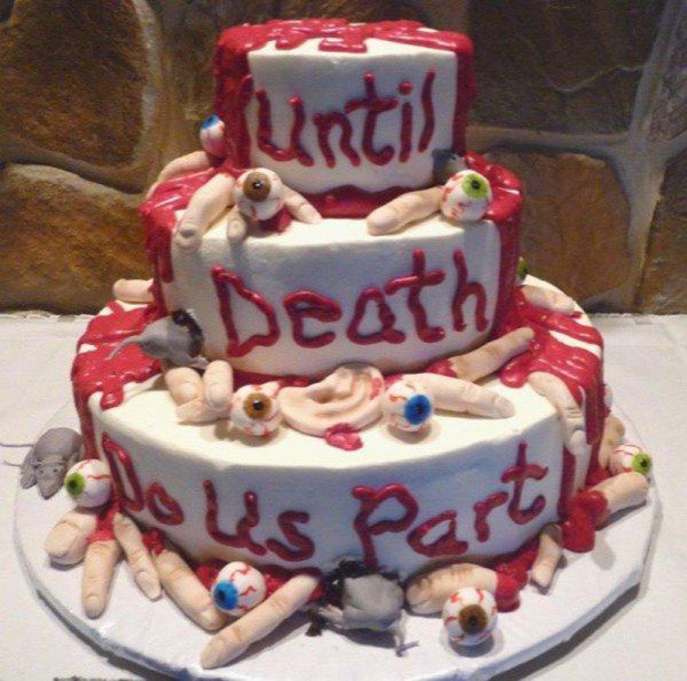 until death do us part, worst wedding cake ever