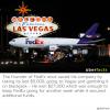 the founder of fed ex once saved his company by taking its last $5000 going to las vegas and gambling it all on blackjack, he won $27000 which was enough to keep fedex going for another week while it secured additional funds, uberfact