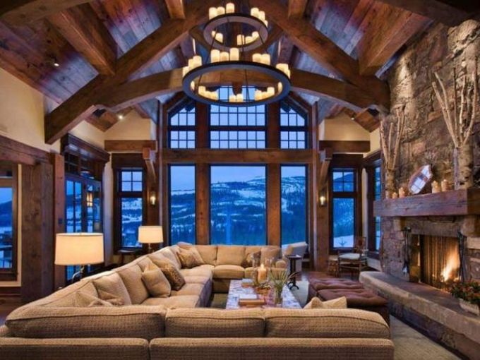epic chalet in the mountains