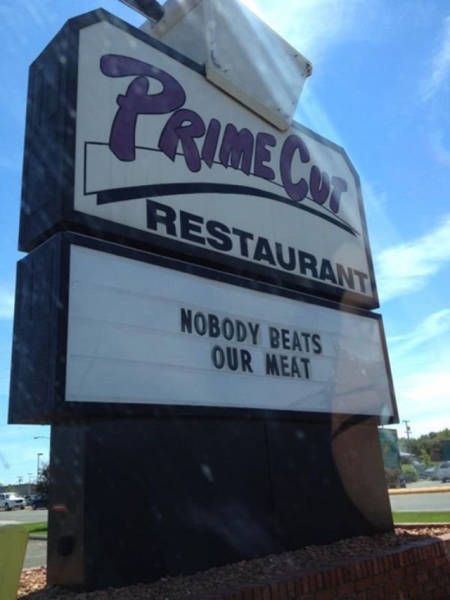 nobody beats our meat, prime cut restaurant