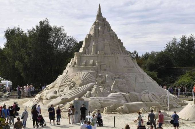 epic sand castle