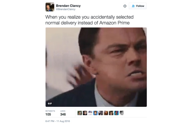 when you realize you accidentally selected normal delivery instead of amazon prime