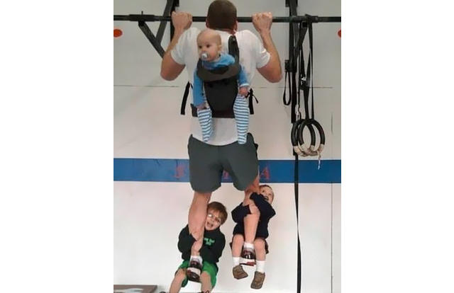 the dad who doesn't need weights