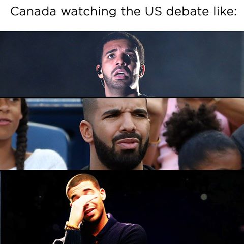 canada watching the debate like