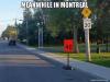 construction speed limit is higher than the regular speed limit, meanwhile in montreal