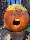 the scariest jack-o-lantern of all, trumpkin