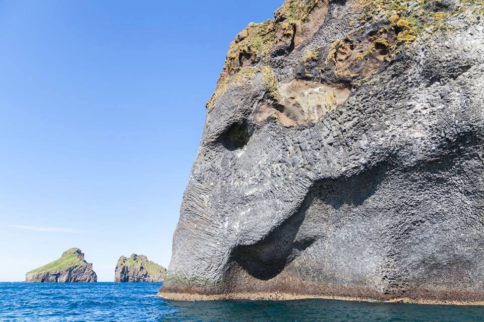 check out the elephant rock in heimaey iceland