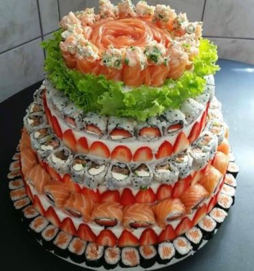 epic sushi cake