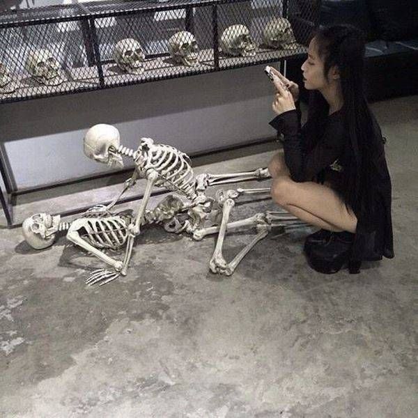 two skeletons getting it on