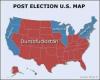 post election us map, america, dumbfuckistan