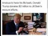 anxious to have his life back, donald trump donates $2 million to jill stain's recount efforts