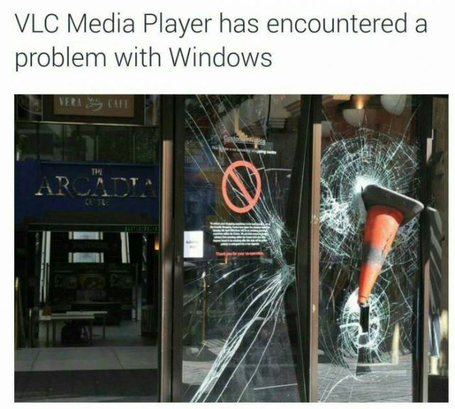vlc media player has encountered a problem with windows