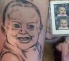 worst tattoo of baby ever, fail