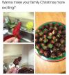 wanna make your family christmas more exciting?, hot pepper in strawberry chocolate covered dish