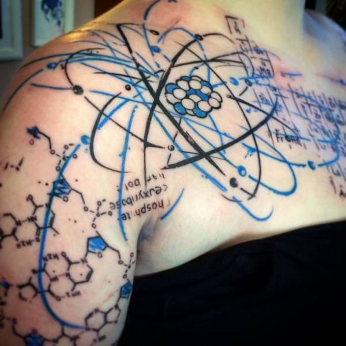 a very science tattoo