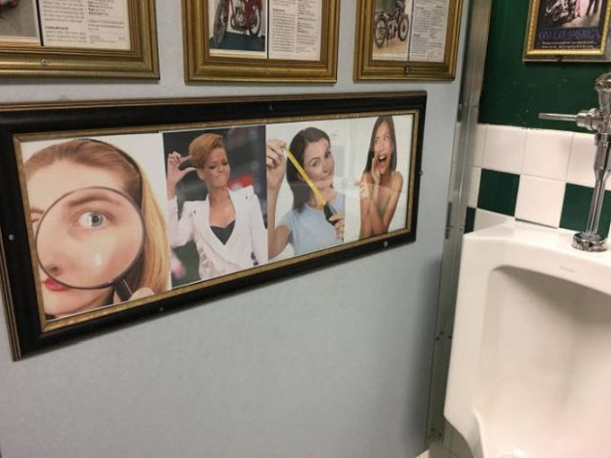best urinal art