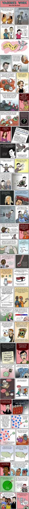 vaccines work, here are the facts, comic, infographic