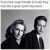 if you face swap mulder and skulls they look like a great synth pop band