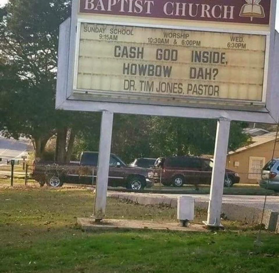 cash god inside, how bow dah?