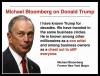 michael bloomberg on donald trump, i have known trump for decades, we have traveled in the same business circles, he is known among millionaires as a con artist and among business owners as a cheat out to stiff everyone