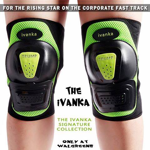 for the rising star on the corporate fast track, the ivanka signature collection knee pads