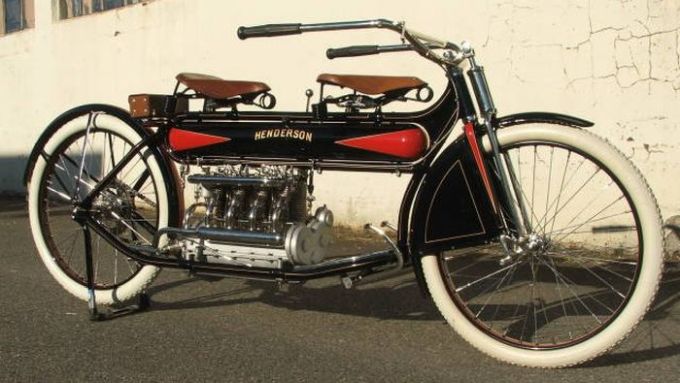 old school double seated motorbicycle