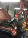 giant screwdriver to fix car