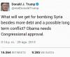 what will we get for bombing syria besides more debt and a possible long term conflict, obama needs congressional approval, the hypocrisy, it burns